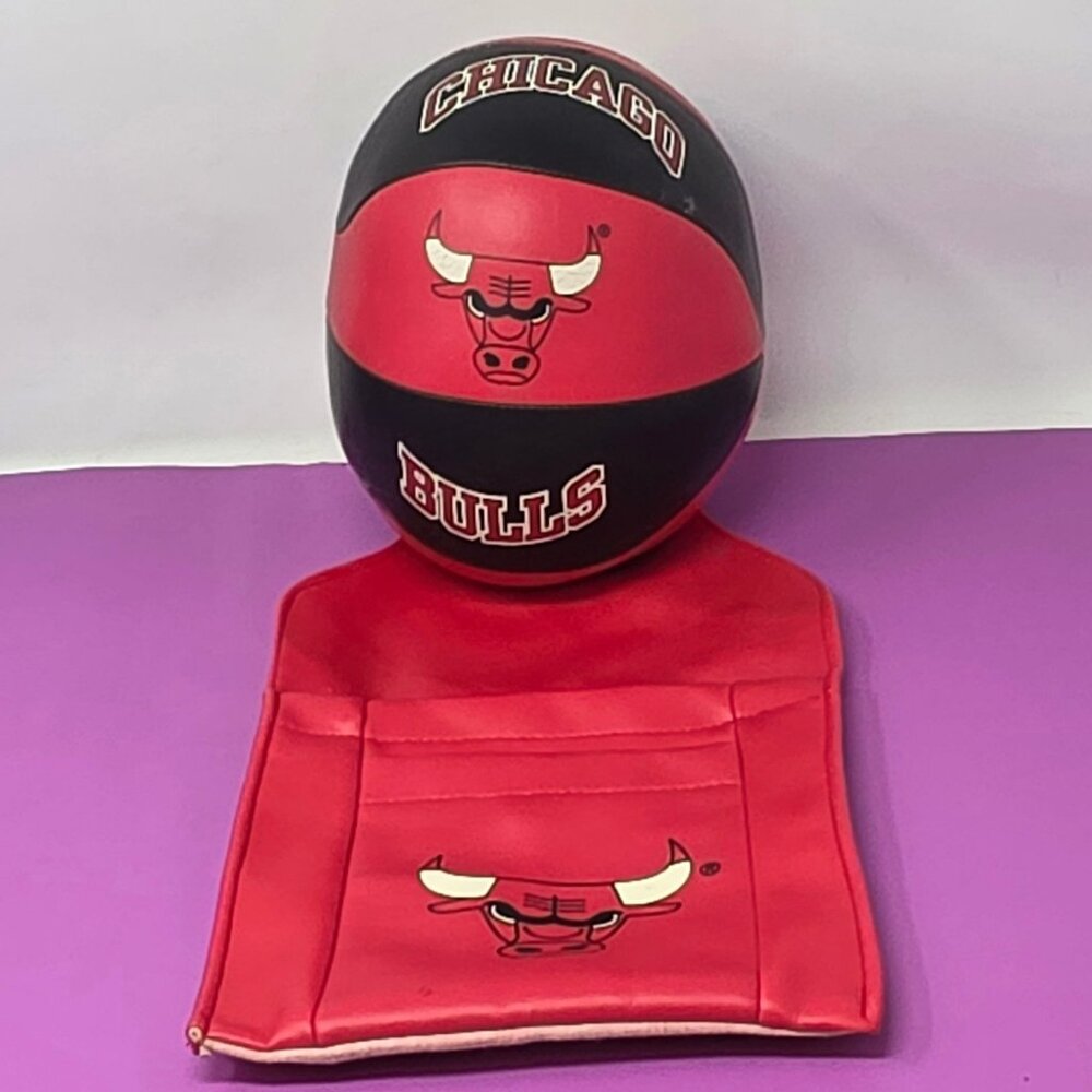 VIntage Chicago Bulls TV Remote Control Holder Organizer Vinyl NBA